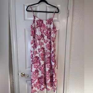 Old Navy Pink and White Floral Dress